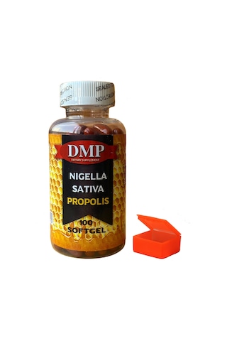 Dmp Propolis Çörek Otu Nigella Sativa 100 Softgel + Hap Kutusu
