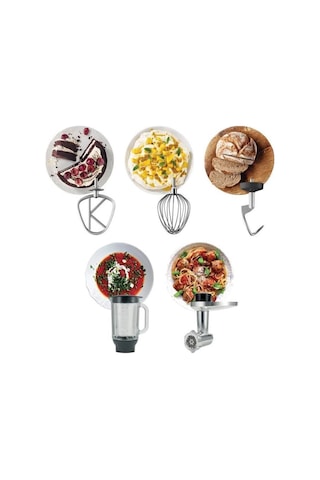 Kenwood KVL4170S Chef XL 1200 Watt 6.7 L Mutfak Şefi + Kıyma Makinesi Aparatı Ve Smoothie Blender