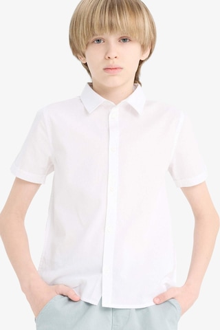 DeFacto Erkek Çocuk Polo Yaka Poplin Kısa Kollu Gömlek A4280A825AUWT83