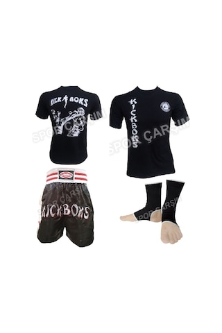 Spor_Carsim Cyclone Kickboks Şortu,Evox Kickboks Tişörtü,Ayak Çorabı Seti (239343633)