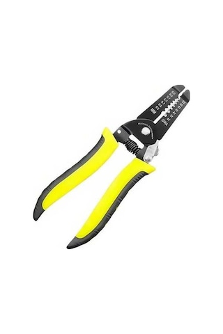 Fastbuy Kırmızı Tutamaklı Otomatik Tel Soyma Pensesi - Ayarlanabilir Kablo Kesme Krimpleme Aleti