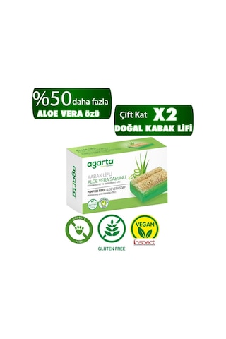 Mey İthalat Kabak Lifli Aloe Vera Sabunu 125 Gr