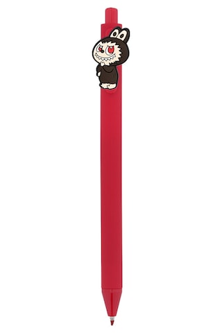 Labubu Yaratıcı Kırtasiye Siyah İmza Kalemi 09 Kırmızı