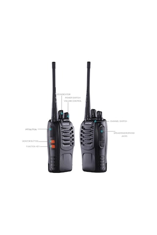 ZASTONE 2 Adet Zt-v68 Uhf 400-470mhz Profesyonel Telsiz
