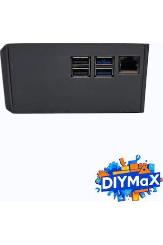 Performans, Şıklık Ve Maksimum Soğutma Nr200p Tasarımlı Raspberry Pi 5 Kasası Fan Yuvalı - Siyah