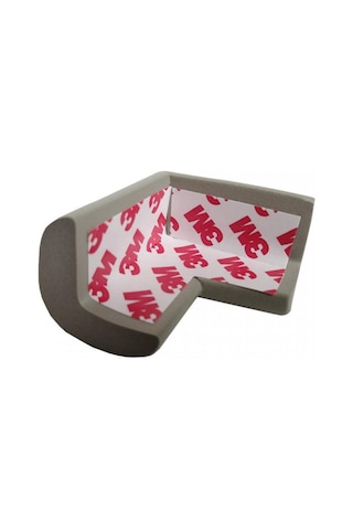 Jumbo Kauçuk Köşe Koruyucu - Gri - 4 Adet