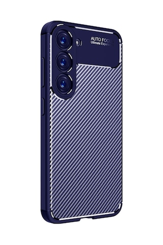 Galaxy S23 Plus Kılıf Zore Negro Karbon Tasarım Silikon Kılıf
