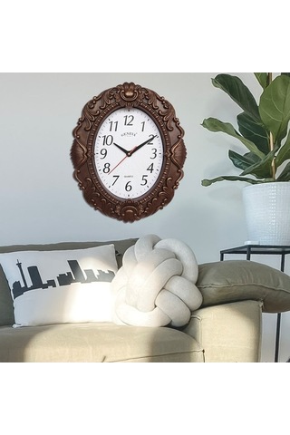 Pazly Suntek Sessiz Saatleri Saati Rengi Duvar Dekoratif Ahşap-rengi Ahşap 14'' & Gw Çok Renkli