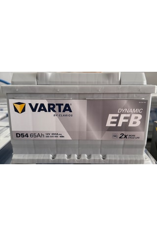 Varta / D54 Efb 65 Amper Start-stop Akü 2025 Tarihli