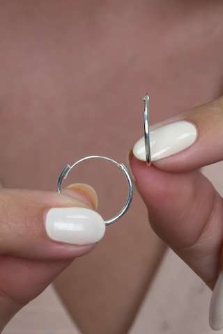 Gümüş Halka Küpe 18 Mm Wsk01