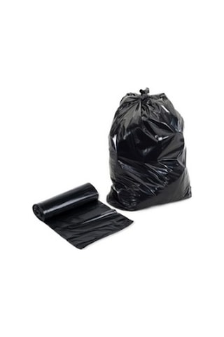 Siyah Orta Boy Çöp Poşeti 55X60 Cm 20 Li Rulo 5 Paket 100 Adet