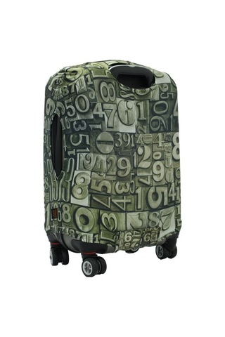 My Saraciye 09 Valiz Kılıfı, Bavul Kılıfı - Rakamlar 09 Çok Renkli