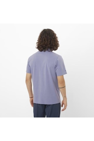 Salomon Trackline Polo M Erkek T-shirt-30091 Mavi