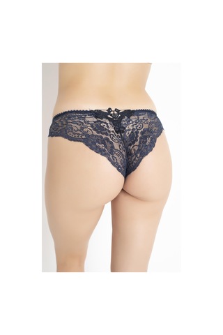 G-box 927 Kadın Dantel Brazılıan Slip Kuş Detay 001