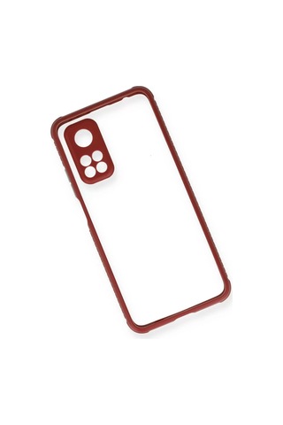Newface Xiaomi Mi 10t Pro Kılıf Miami Şeffaf Silikon - Fuşya
