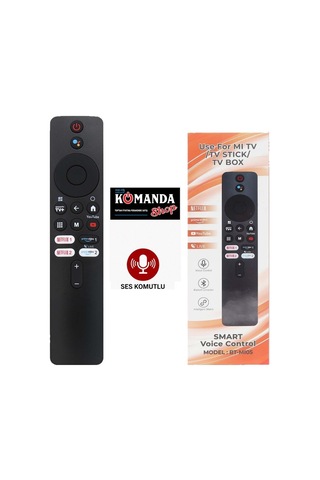 Ses Komutlu Xıaomı Mı-05 Universal Netflix-prime Video Tuşlu Ses Komutlu Kumanda