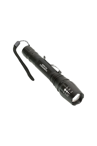 Powerdex Pd-8200 10W Şarjlı Feneri Siyah