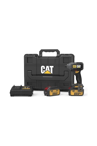 Cat Dx71.2 18volt 4.0ah Li-ion Çift Akülü 215nm Kömürsüz Profesyonel Şarjlı Darbeli Tornavida Fr Dx71.2