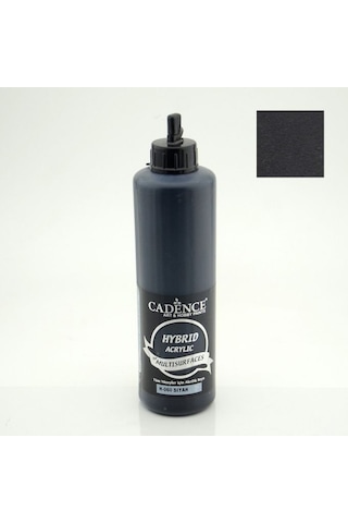 Cadence Hybrid Multisurfaces Akrilik Boya 500Ml H060 Siyah