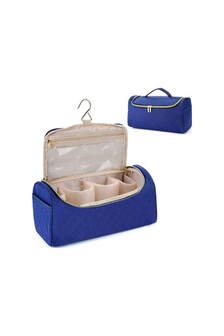 İçin Asılı Taşınabilir Stand Aksesuarları Saklama Çantası Mavi