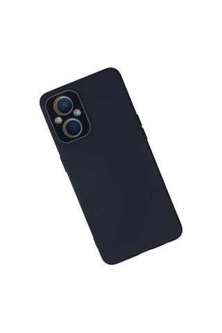 Reno 7 Lite Kılıf Lansman Glass Kapak - Lacivert