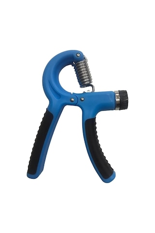 Sertlik Ayarlı El Yayı Ayarlanabilir Bilek Kas Güçlendirme Aleti 10 İle 60 Kg Mavi