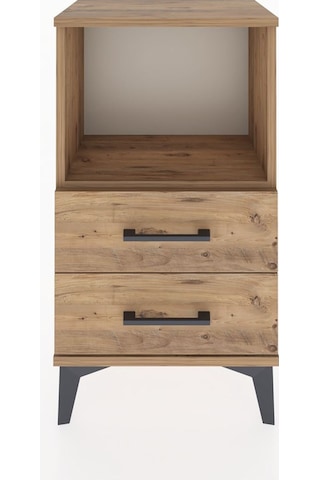 Arges Komodin 2 Çekmeceli 44x30x80 Çam-çam Çam