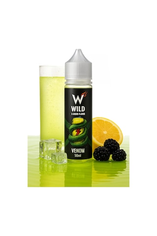 Venom - Premium Aroma 50ml - Enerji İçeceği, Ekşi, Karadut - Likit Tatlandırıcı
