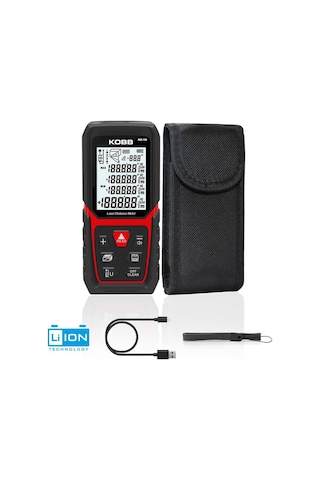 Kobb Kbl100 100m Profesyonel Li-ion Şarjlı Lazer Metre