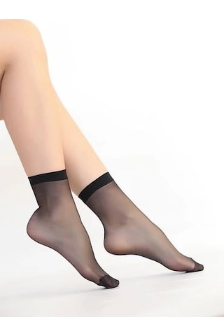 Daymod Lady Fity 15 Soket Çorap Siyah