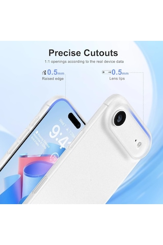 Teleplus Apple Uyumlu iPhone 17 Air Kılıf 0.3mm Ultra Thin Hayalet Pp Kapak