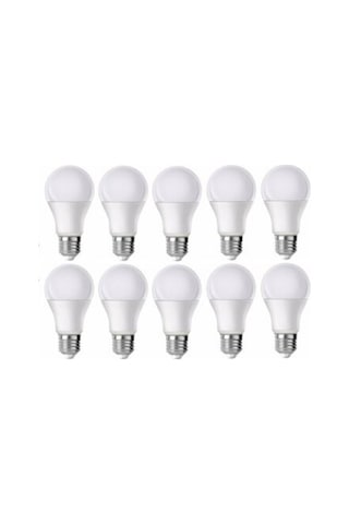9 Watt Led Ampul E27 Smd Enerji Tasarruflu Beyaz Renk 10 Adet