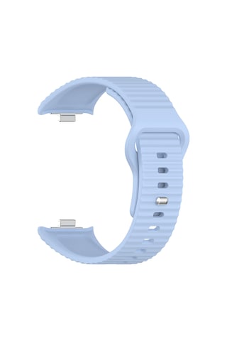 Redmi Watch 6 Silikon Kordon Tırtıklı Suya Dayanıklı Tasarım Açık Mavi