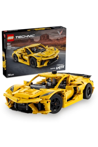 LEGO® Technic Chevrolet Corvette Stingray 42205 - 9 Yaş ve Üzeri Çocuklar için Spor Araba İçeren Oyuncak Yapım Seti (732 Parça)