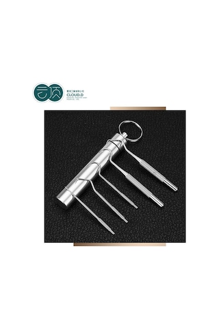 Valkyrie 5 Parça Paslanmaz Çelik Mini Diş Tartar Sökücü Diş Temiz