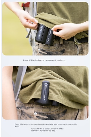 Mini Usb Taşınabilir Fan, Küçük Cep Fanı 4 Siyah,