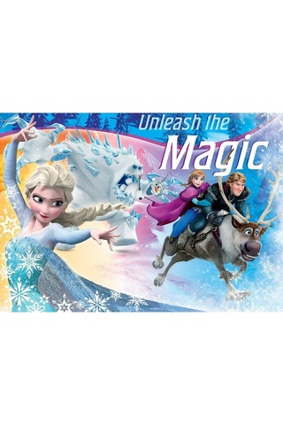 Frz709 Frozen 50 Parça Çocuk Puzzle -ks Puzzle Standart