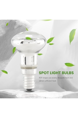 Lav Lambası E14 R39 30w Spot Işığı Yansıtıcı Spot Işık Ampulleri 3 Adet