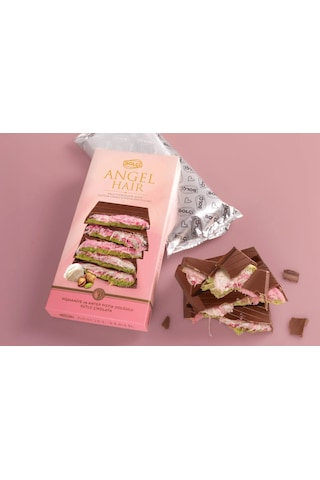 Bolçi Angel Hair Antep Fıstık Dolgulu Ve Pişmaniyeli Sütlü Çikolata 170 G 2 Adet