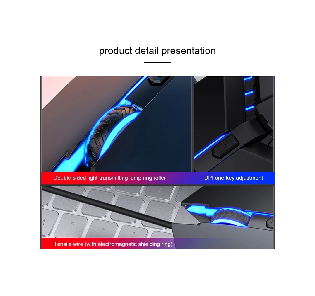 Sones Yındıao 6 Tuşlu Oyun Ofisi Usb Mekanik Kablolu Fare Diğer