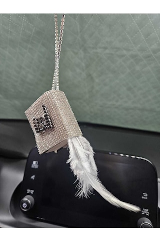 Gümüş Kuran Kerim Siyah Yazılı Gri Tüylü