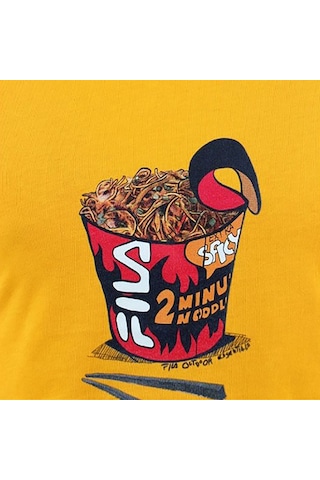 Sarı Fila Erkek T-shirt Cup Noodle Graphic Lu411112 Sarı