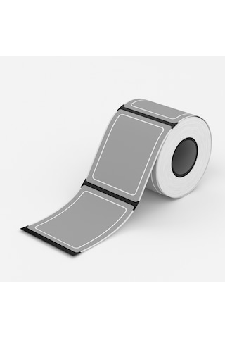 Niimbot T50x70mm 110 Adet Şeffaf Etiket - Beyaz Çerçeveli B1,b21s,b21pro