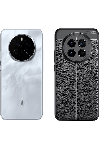 Ardemix Honor Magic 7 Pro Kılıf Zore Niss Silikon Kapak - Siyah Siyah