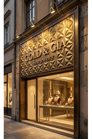 Modern Geometrik Duvar Paneli 50x50 - 10 Lu Avantaj Paketi 2.5 Metre Kare Renk - Gold