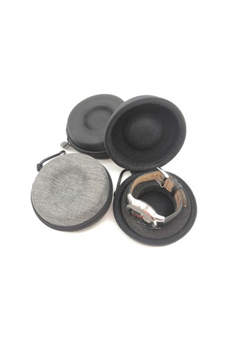 Dofolink Eva Nilon Sert Kasa Saat Çantası - Şok Ve Darbeye Dayanıklı, Taşınabilir Seyahat Ve İş Seyahatleri İçin, Zıplayıcı Kilitli, Siyah Siyah