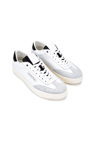 Mario Valentino Erkek Hakiki Deri Beyaz/siyah Sneakers & Spor Ayakkabı 1040 95s7002 Erk Ayk Sk25-26 Whıte/black Beyaz