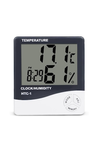 Unichrome HTC-1 Sıcaklık ve Nem Ölçer Saat