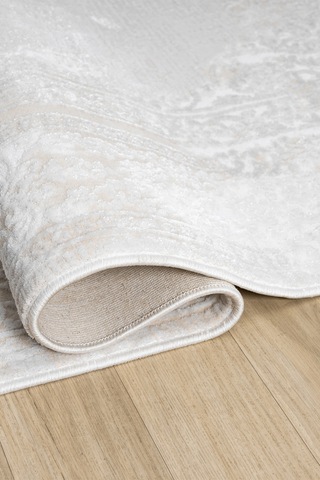 Vista Krem Halı Akrilik Halı Yumuşak Dokulu Salon Oturma Odası Yatak Odası Halısı 5122