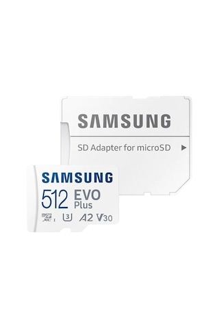 Samsung 512gb Evoplus Mb-mc512ka/ue Mıcro-sd Hafıza Kartı